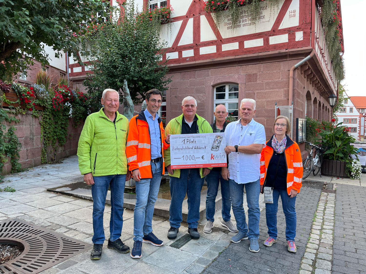 KWiN-Handysammelwettbewerb erfolgreich abgeschlossen